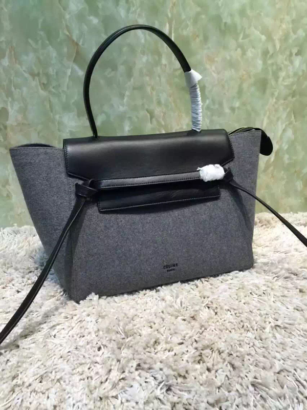 2016/16秋冬新作 CELINE セリーヌ スーパーコピー MINI BELT BAG★ダークトープ★6072747